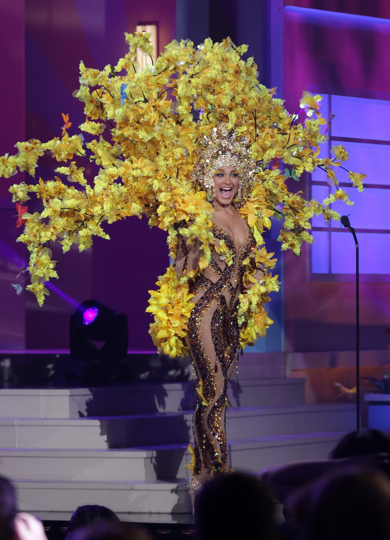 Migbelis logró ubicarse entre las diez finalistas. Pero hasta ahí llegó.