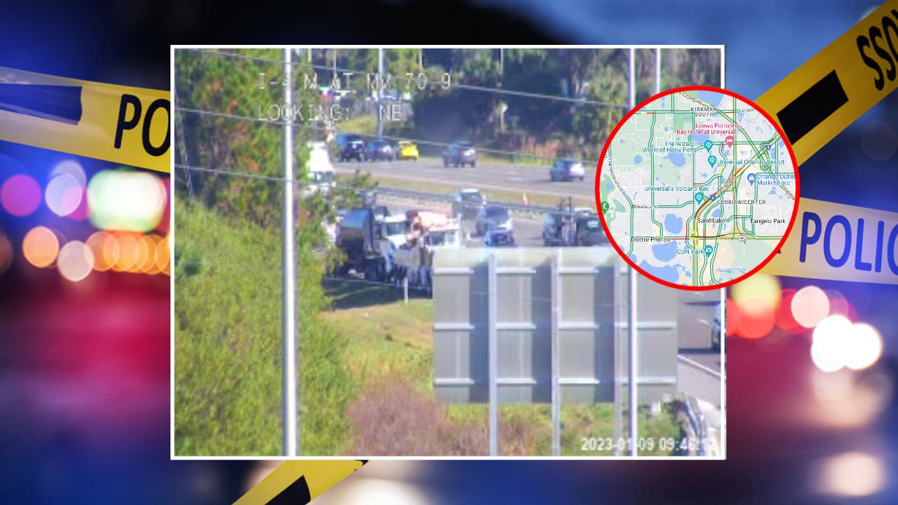 Accidente con materiales peligrosos provoca tránsito lento en la I-4