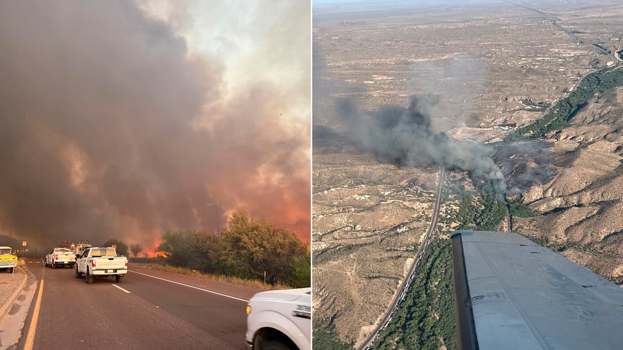 Rose Fire destruye seis estructuras sobre la US 60; piden a residentes estar listos para evacuar