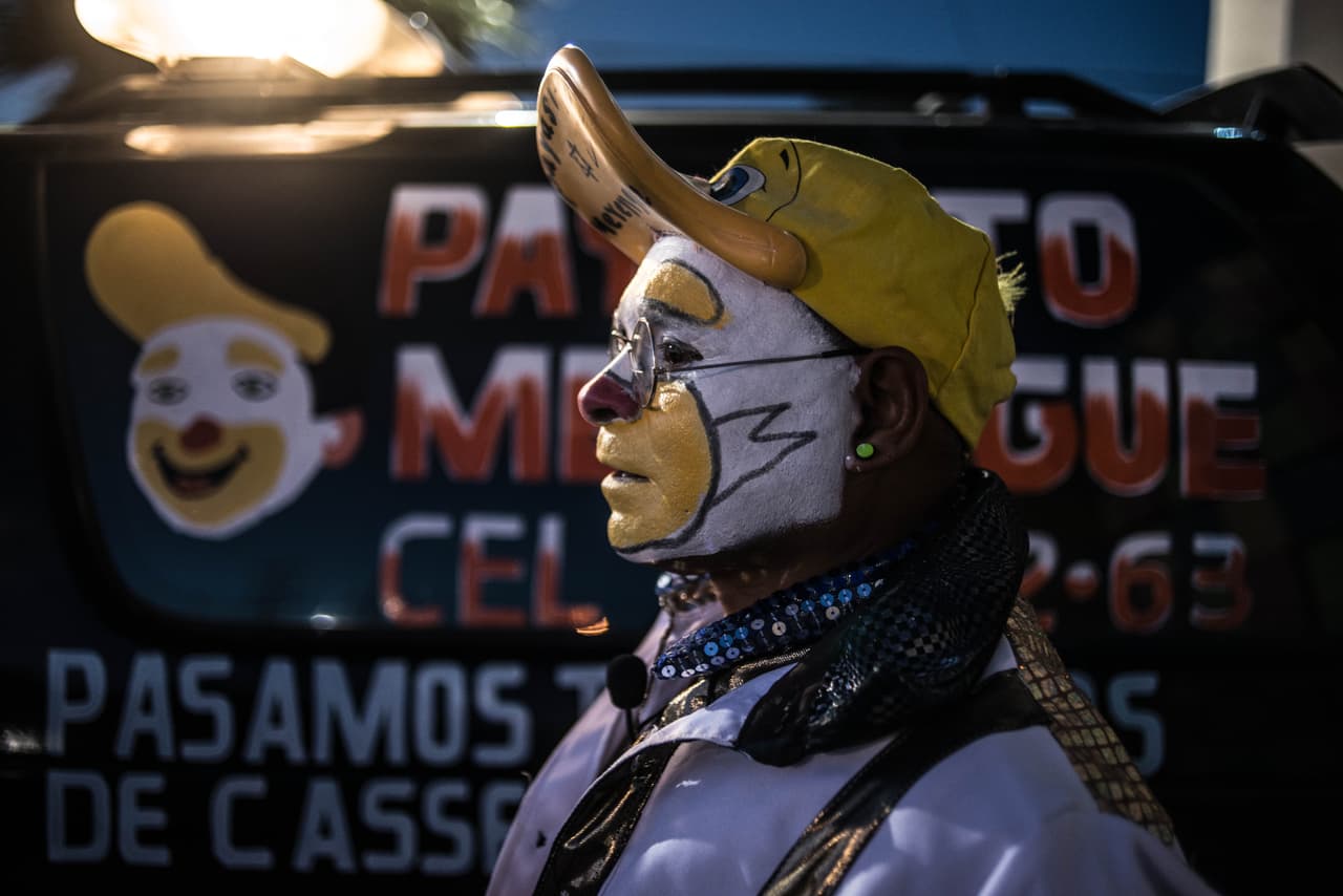 Rey Víctor González Rodríguez es un cómico que vive en Ciudad Juárez y ha dado vida a un personaje conocido como el Payasito Merengue.