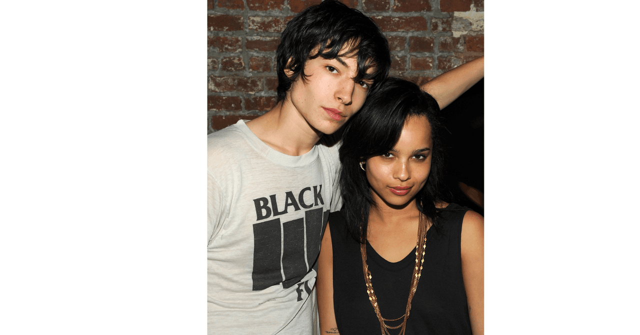 Zoe Kravitz y Ezra Miller