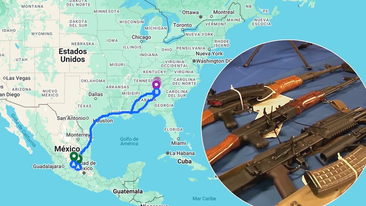 Condenado en Georgia por traficar 153 armas a México, de las que algunas fueron usadas en tiroteos