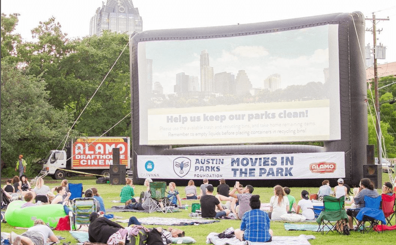 Familias podrán disfrutar de películas bajo las estrellas gratis en este parque de Austin 