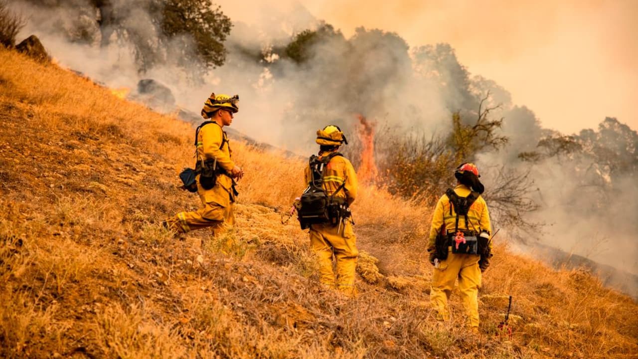 El Glass Fire cuadriplica su tamaño en un solo día y reduce a cenizas 80 casas en los condados de Napa y Sonoma, California 