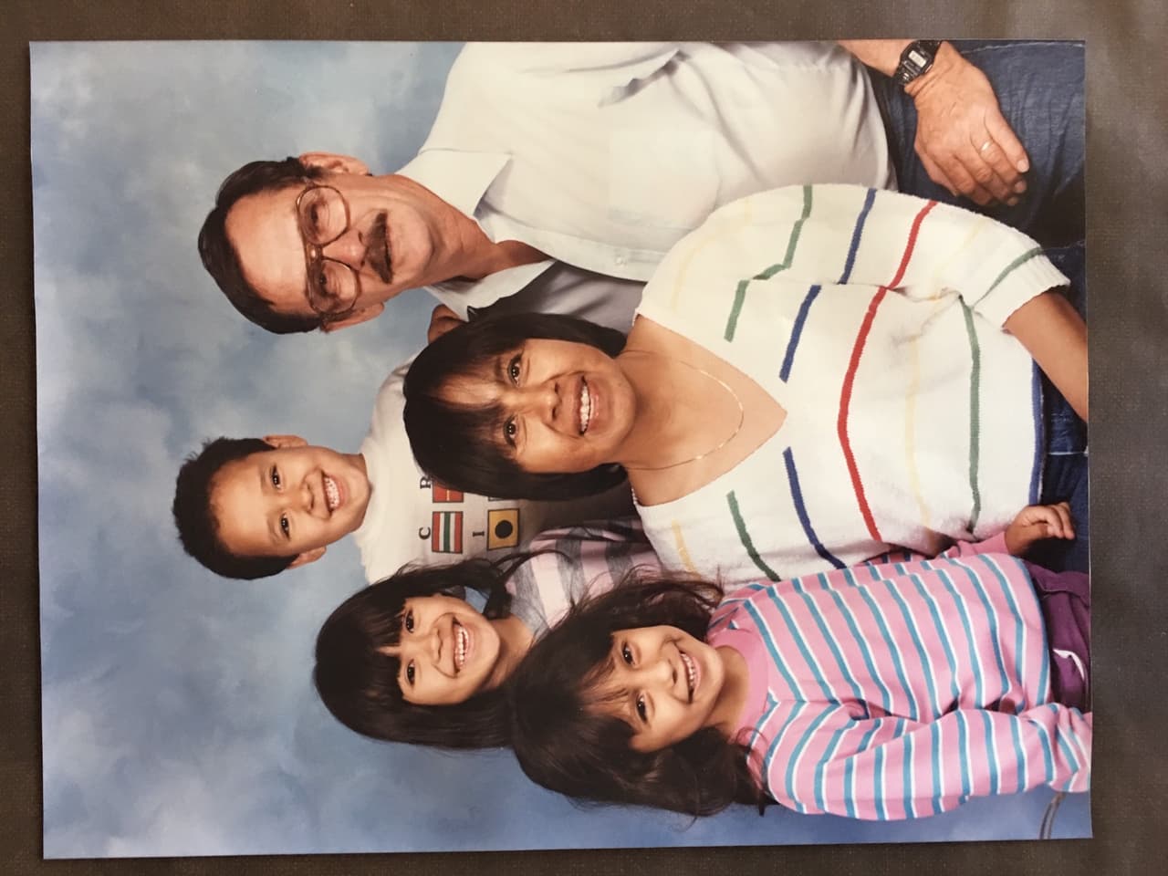 Retrato de la familia Polinske.