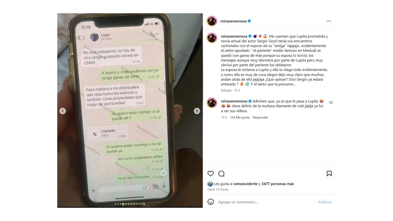 Estas serían las supuestas pruebas.