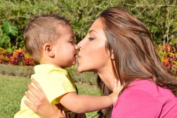 La venezolana estaba muy preocupada por no poder estar con su bebé en el día de su cumpleaños pero Chiqui le cumplió el deseo de traer a su hijo a la mansión y el reencuentro ocasionó lágrimas.