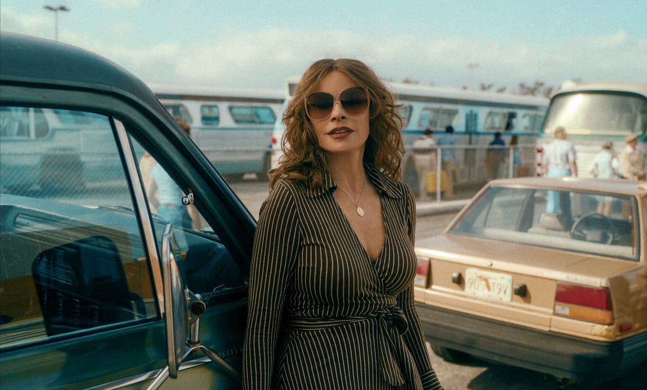 Photo © 2023 Hollywood Archive/The Grosby Group December 2023 Stills from Griselda, the new Netflix miniseries starring Sofía Vergara and Carol G. It is inspired by the Colombian Griselda Blanco, who, by dint of ambition, ended up creating one of the most profitable cartels in history*** Fotogramas de Griselda, la nueva miniserie de Netflix protagonizada por Sofía Vergara y Carol G. Está inspirada en la colombiana Griselda Blanco, quien, a fuerza de ambición, terminó creando uno de los cárteles mas rentables de la historia.