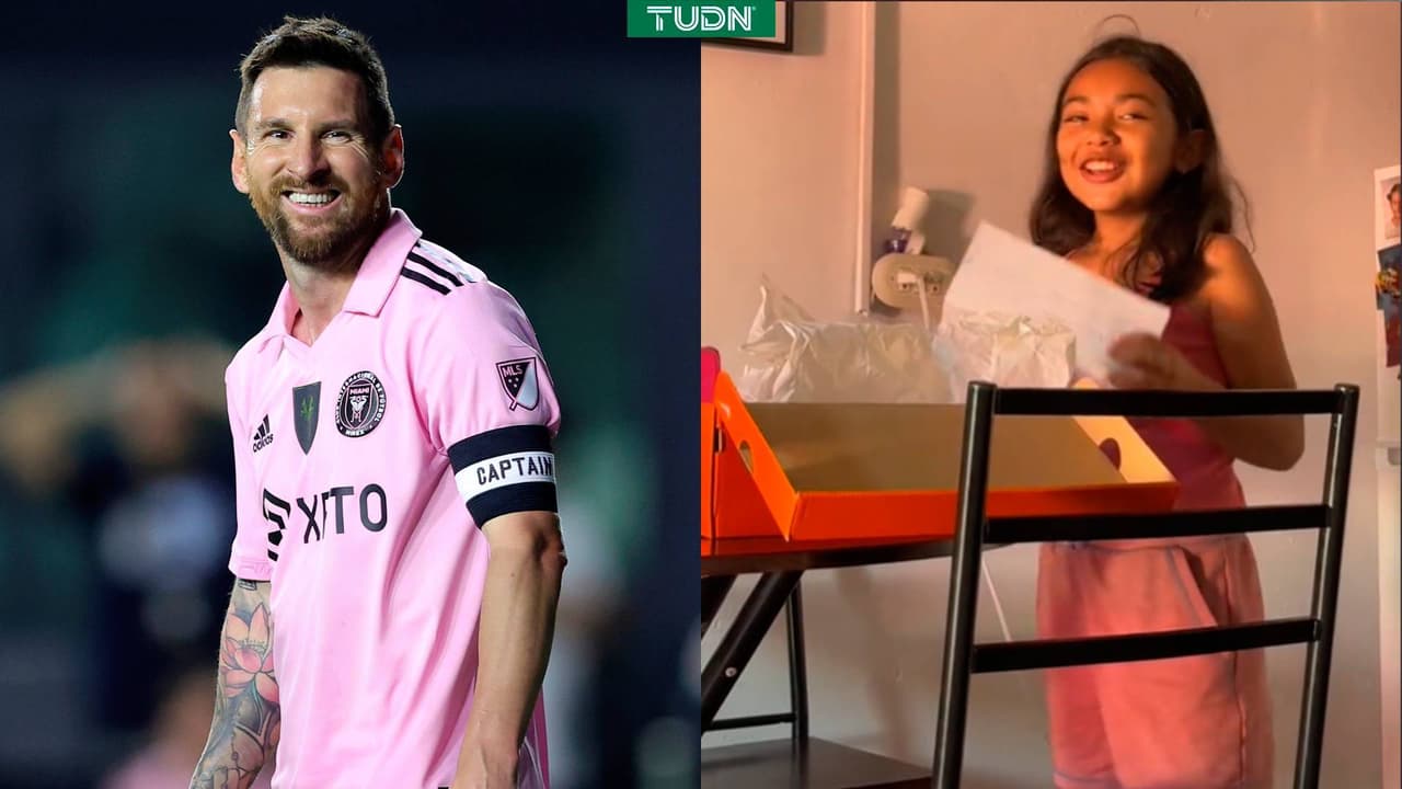 Así fue la reacción de una niña tras obtener boletos para ver a Messi