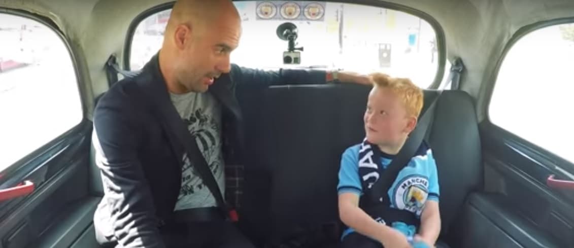 Pequeño fanático del Machester City le pide a Guardiola fichar a Messi