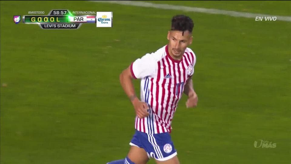 ¡GOOOL! Hernán Pérez anota para Paraguay