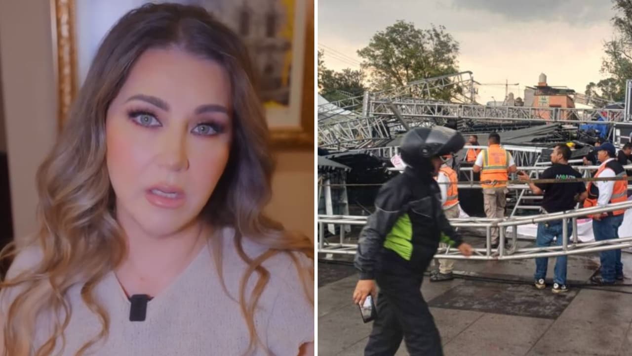 Alicia Villarreal rompe el silencio tras colapso de escenario donde cantaría: ella “acababa de bajar"