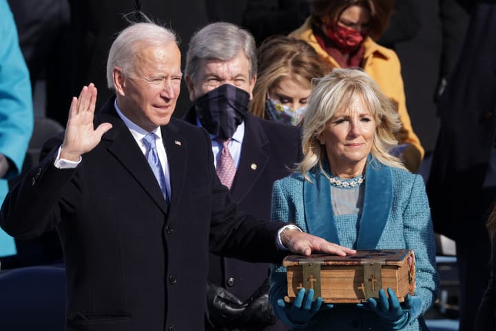 Así te hemos contado la toma de posesión de Joe Biden como el 46 presidente de EEUU