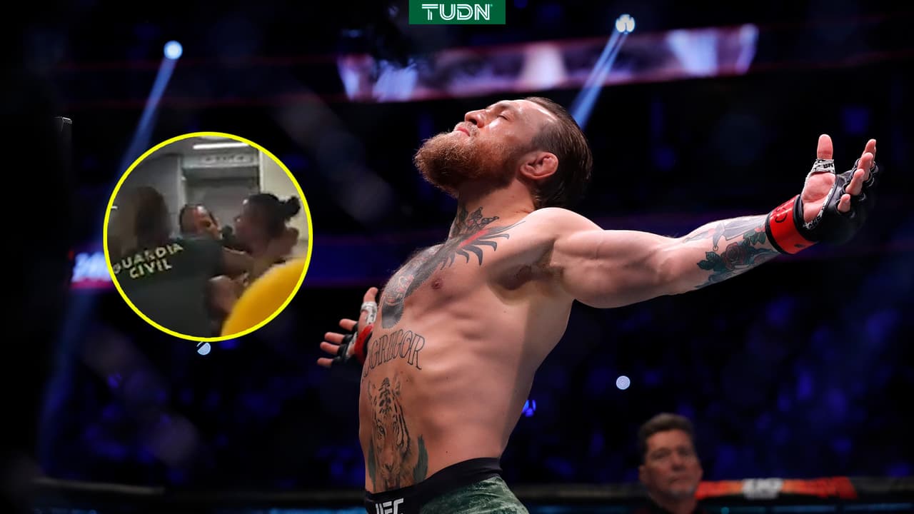 Amiga de Conor McGregor lastima a dos guardias de seguridad en un avión en España
