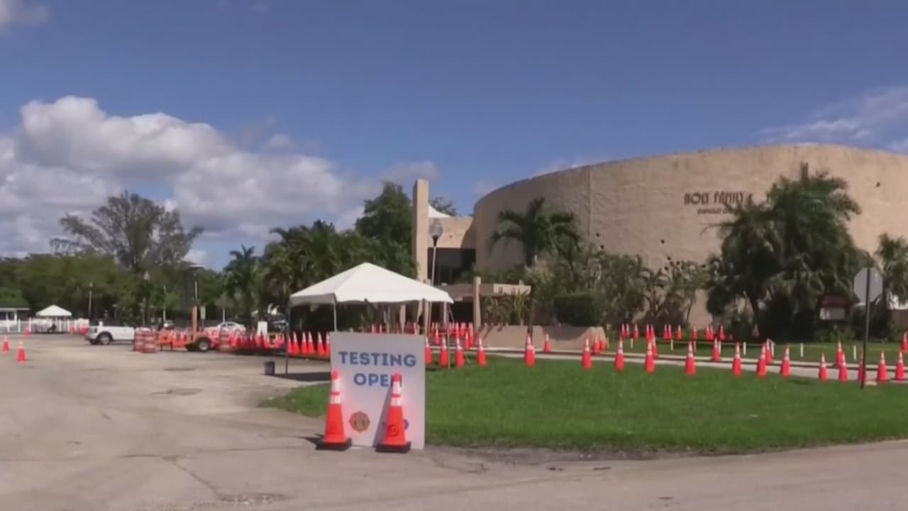 Puede ir a pie a un nuevo centro de pruebas de coronavirus en Miami-Dade