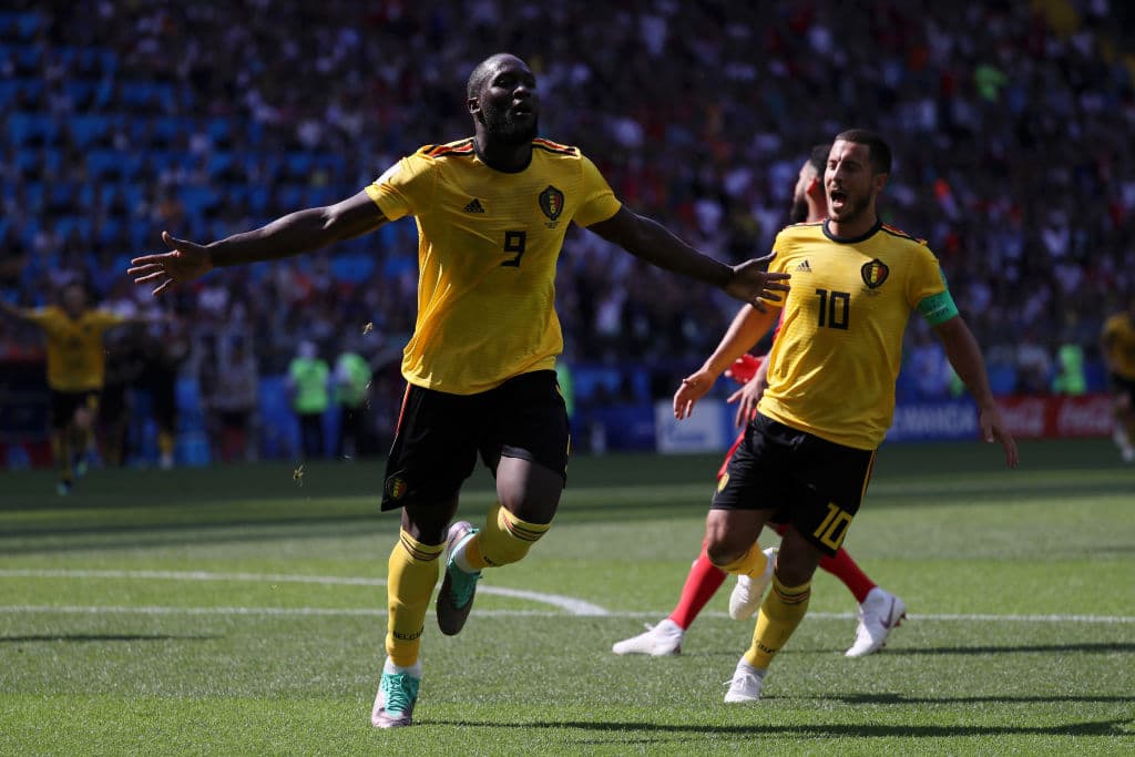 Romelu Lukaku lleva cuatro goles en dos presentaciones con Bélgica y es por ahora el segundo en la lista de goleadores del Mundial.
