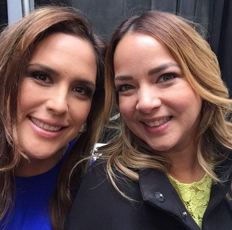 Otro par de famosas que superaron la ficción son
<b> Angélica Vale y Adamari López</b>, quienes después de protagonizar 'Amigas y rivales' en 2001 continuaron su relación. Incluso, la actriz puertorriqueña es madrina de Daniel, el hijo menor de la mexicana.
<br>