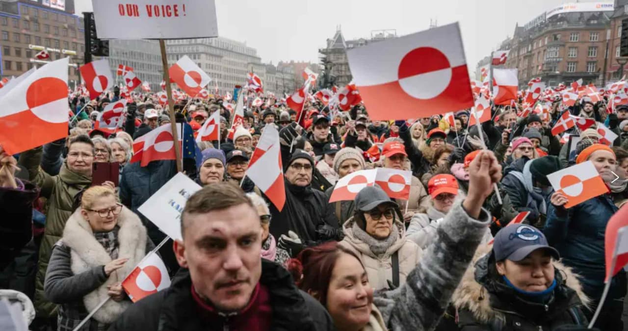 Miles protestan en Dinamarca contra las amenazas de Donald Trump 