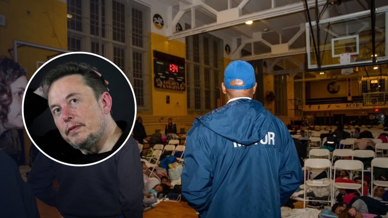 Elon Musk critica envío de inmigrantes a gimnasio de escuela en Nueva York