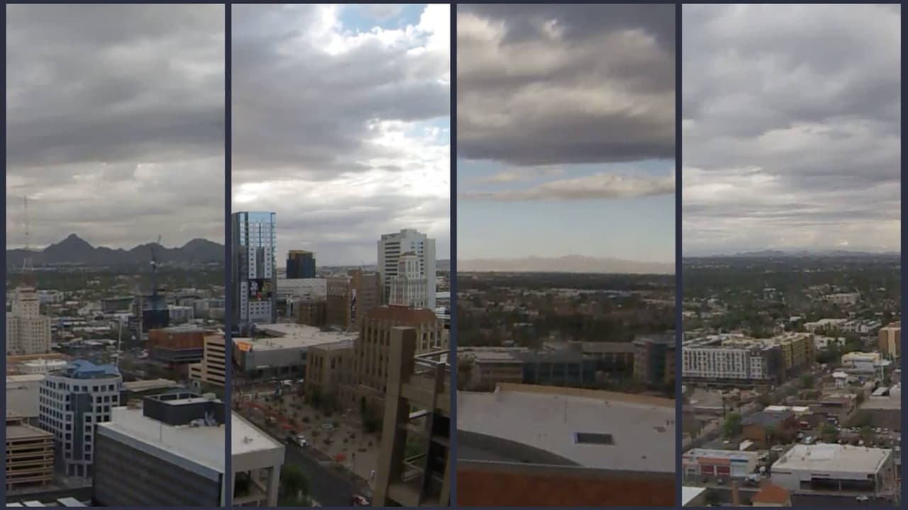 Martes nublado con probabilidades de lluvia en Arizona