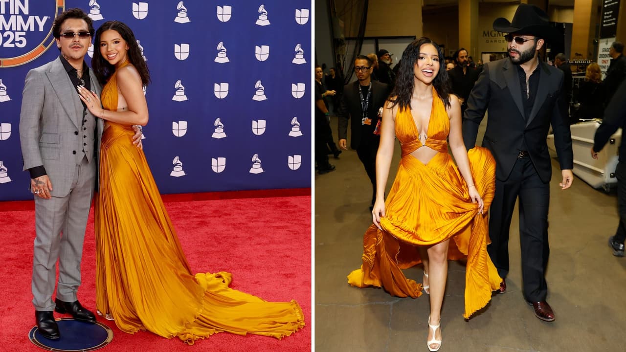 Ángela Aguilar en los Latin GRAMMY 2025.