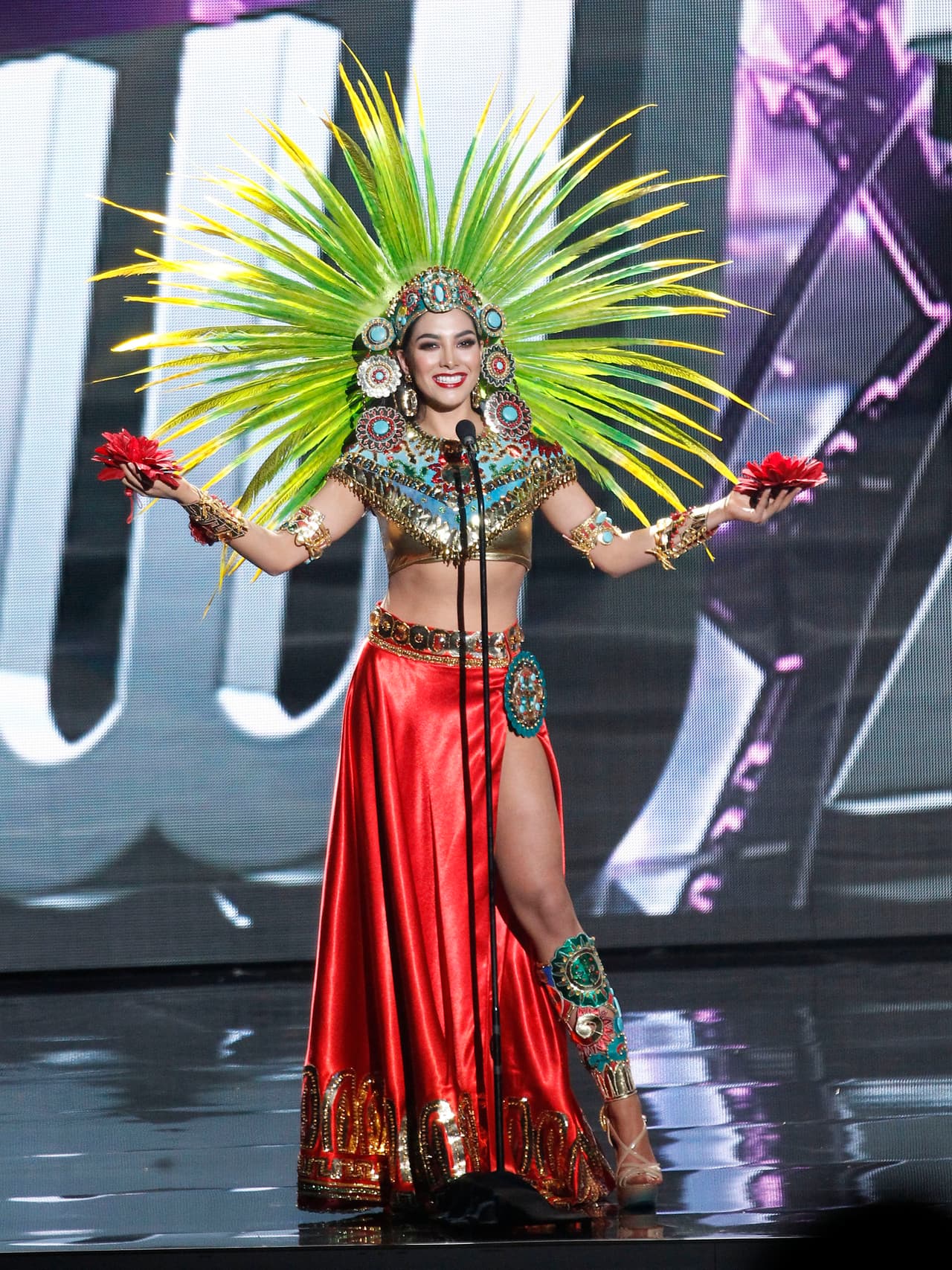 Estos son los atuendos que representan la cultura de cada país que concursa.