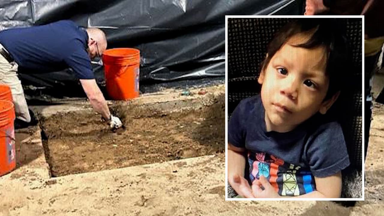 Desaparición del niño Noel Rodríguez da un giro inesperado; excavan en el patio de la casa de sus padres