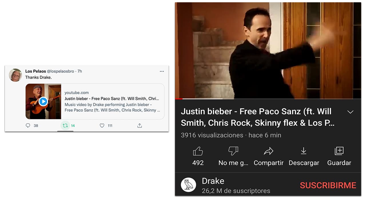 También dieron las gracias a Drake