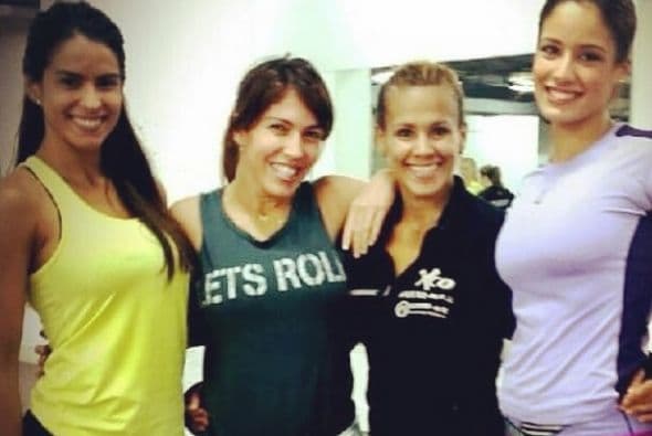 Vanessa y Aleida Ortiz comenzaron una etapa juntas, como modelos de Gigante y compañeras de gimnasio.