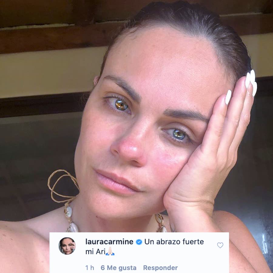 La actriz y conductora puertorriqueña Laura Carmine también le envió un abrazo a Ariadne Díaz por su pérdida.