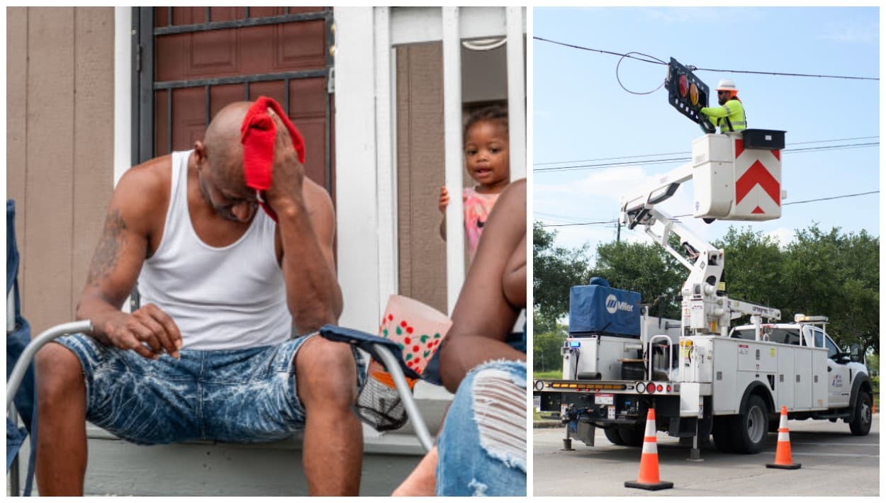 Falta de electricidad, calor en exceso y hambre: Houston intenta superar el golpe de Beryl 