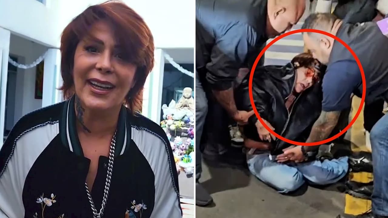 Así fue la tremenda caída de ‘Ale’ Guzmán en el aeropuerto que desata especulaciones sobre su estado