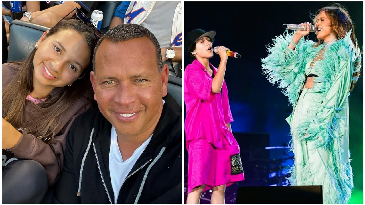 Agárrate Emme, la hija de A-Rod sigue los pasos de su 'exmadrastra' JLo y cantó frente a miles de personas