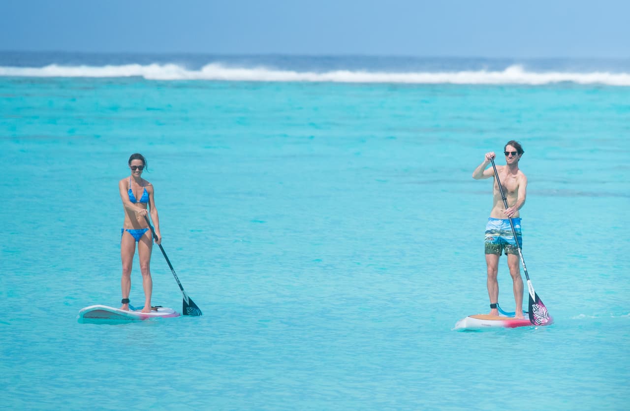 Antes de llegar a Bora Bora fueron a Australia y han viajado en el avión privado de James.