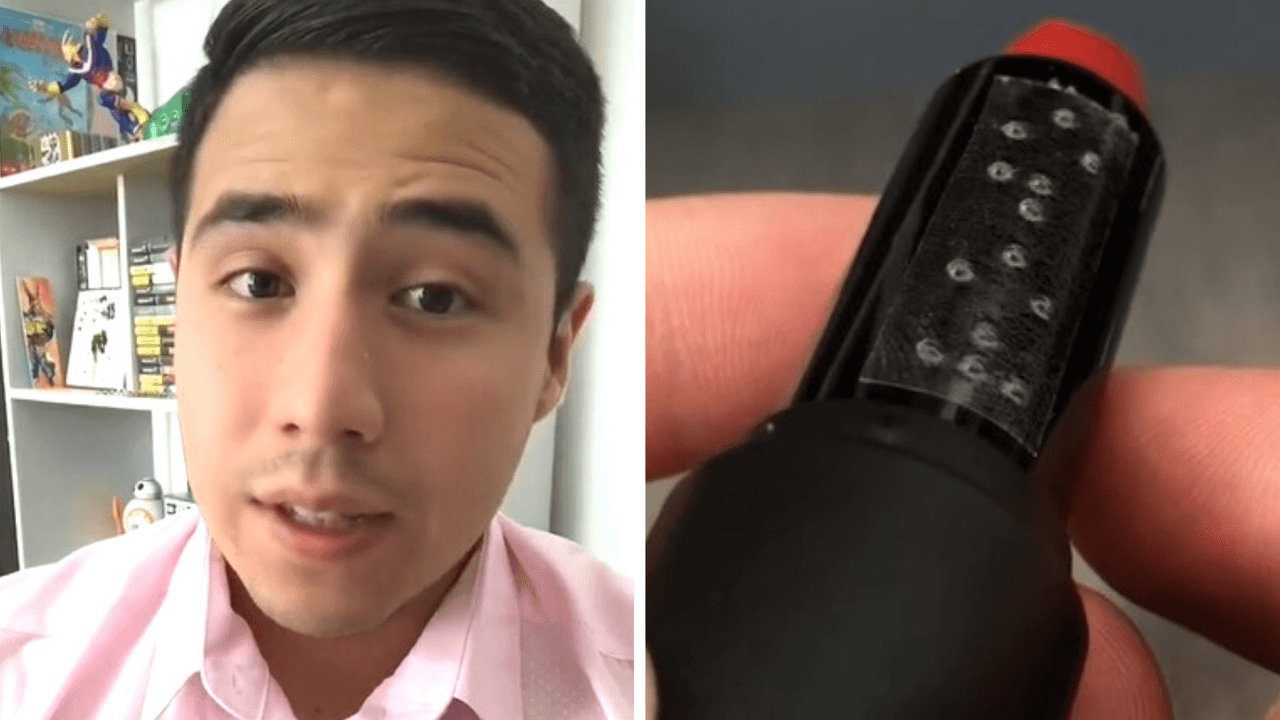 Maestro se volvió famoso: enseñó a su alumna ciega a maquillarse de la forma mas creativa