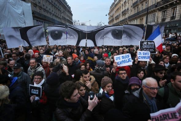 Alrededor de millón y medio de personas respondieron al llamado del presidente de Francia para manifestarse este domingo en contra del terrorismo en París.
