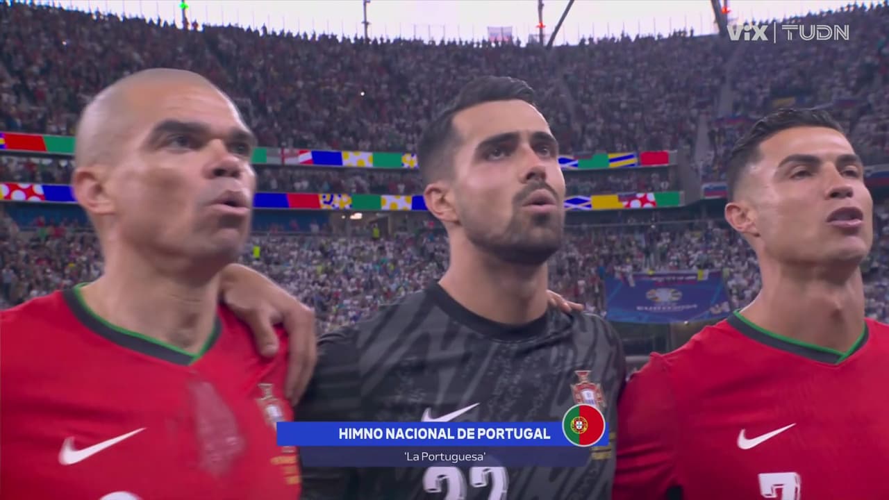 ¡Frankfurt retumba con los himnos de Portugal y Eslovenia!