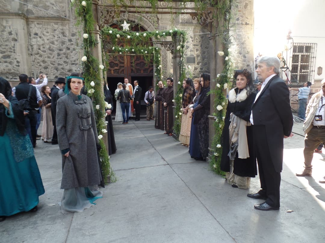 Así lució la entrada de la iglesia.