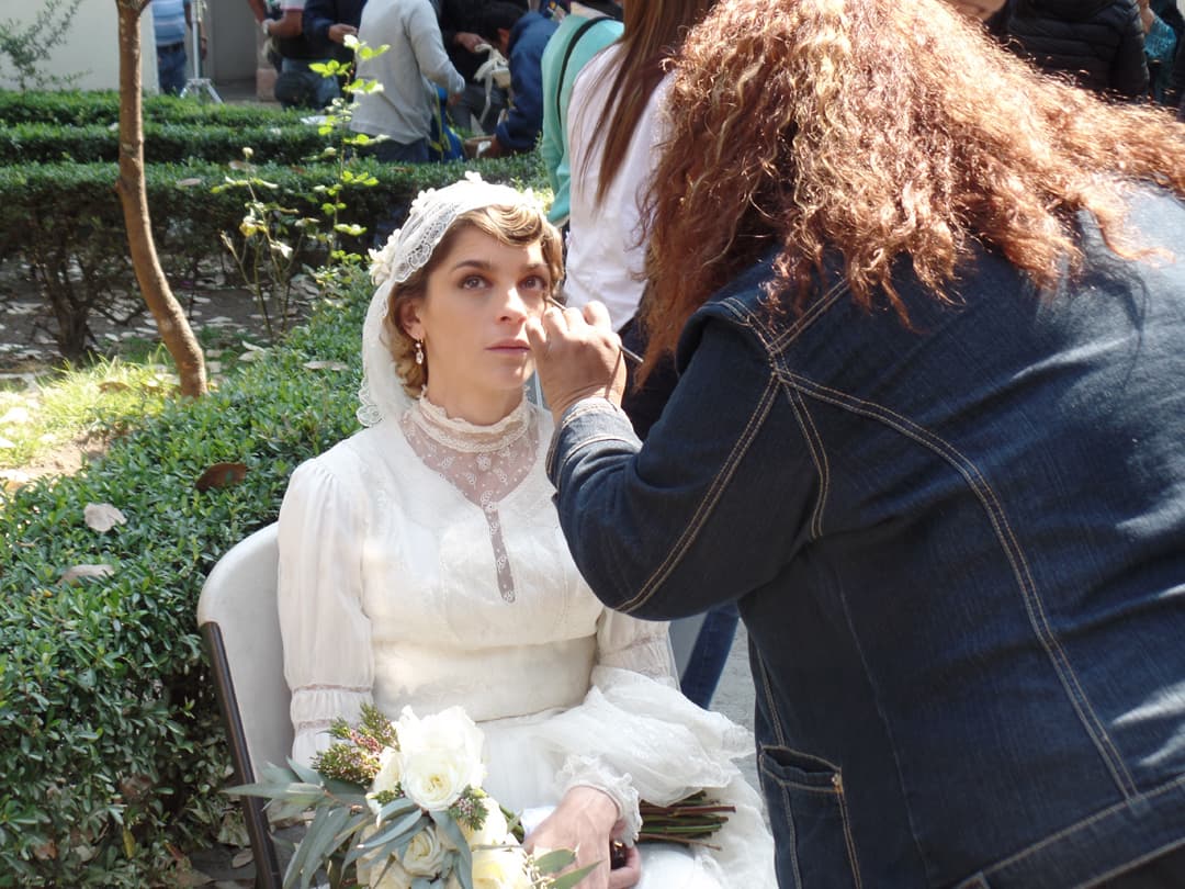 Un poco de retoque para Irene.