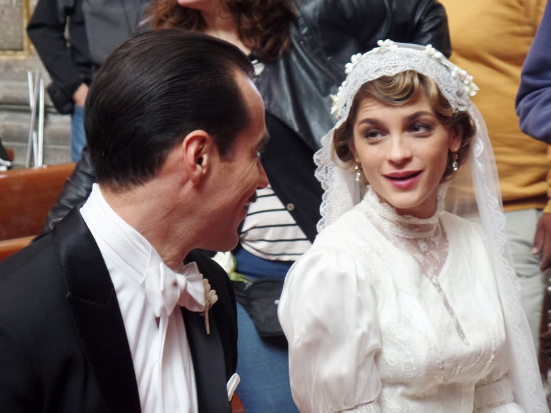 Estuvieron bromeando antes de las grabaciones.