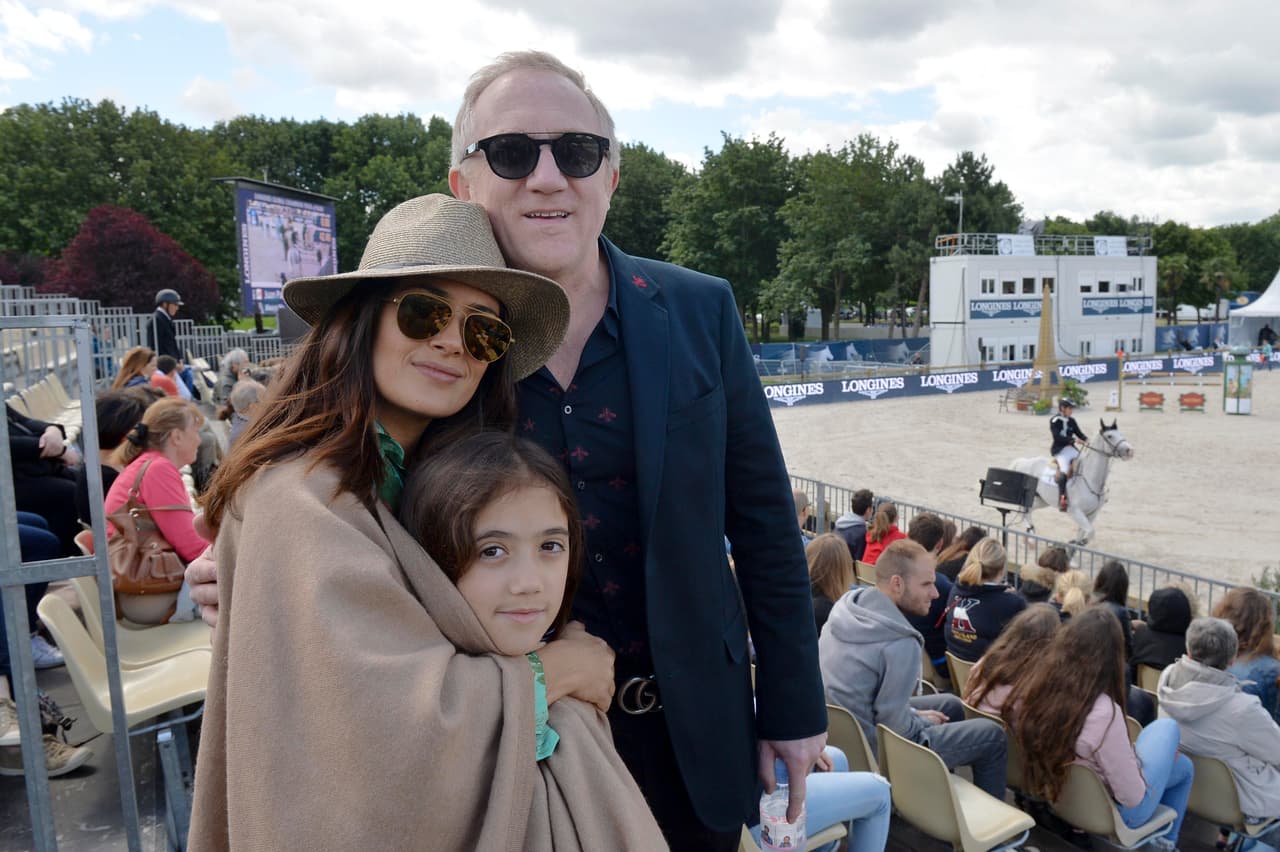 La actriz tiene a la hermosa Valentina, fruto de su matrimonio con Francois Henri Pinault.