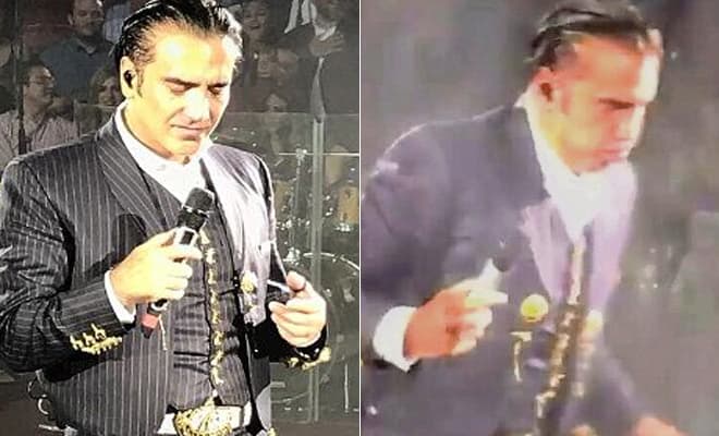 El historial de 
<b>'El Potrillo'</b> y su adicción al alcohol es tan grande, que hasta existe un video donde casi se vomita en el escenario durante una de sus presentaciones en el 2017, después de tomarse un trago de tequila.
