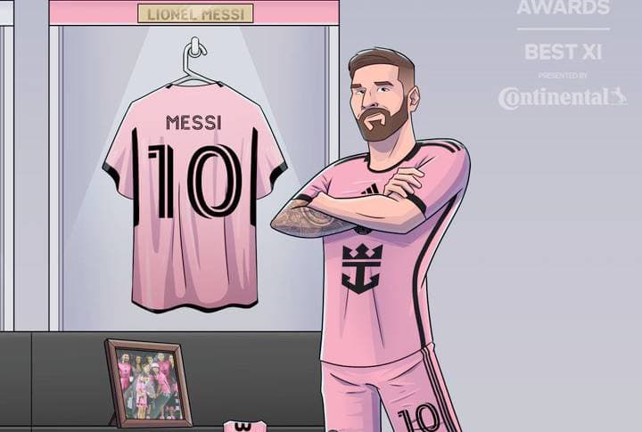 Messi encabeza el equipo ideal de la MLS 2024