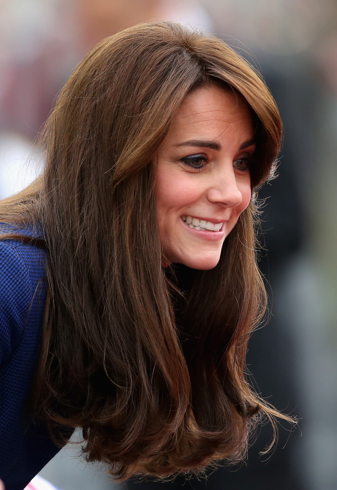 En todo momento, Kate se mostró alegre y atenta.