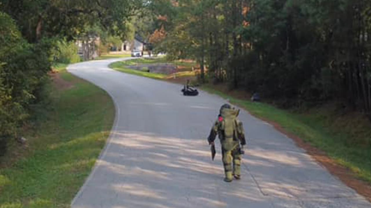 Encuentran una bomba falsa tirada en el condado Montgomery