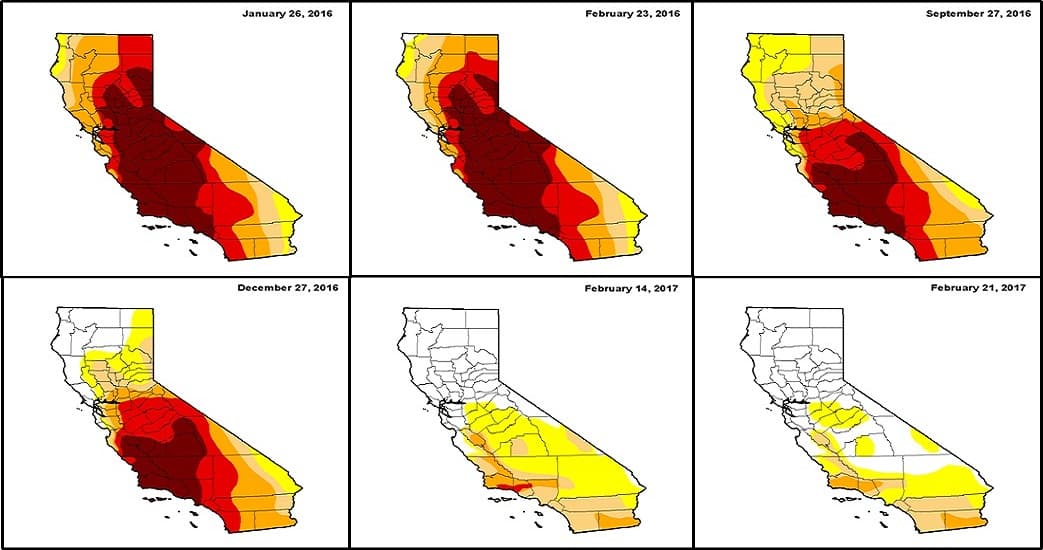 Cómo un solo invierno está terminando con años de sequía en California