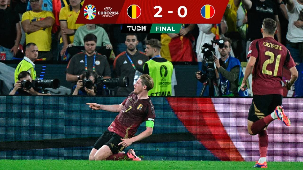 Bélgica vence a Rumanía y deja al rojo vivo el grupo E de la Eurocopa