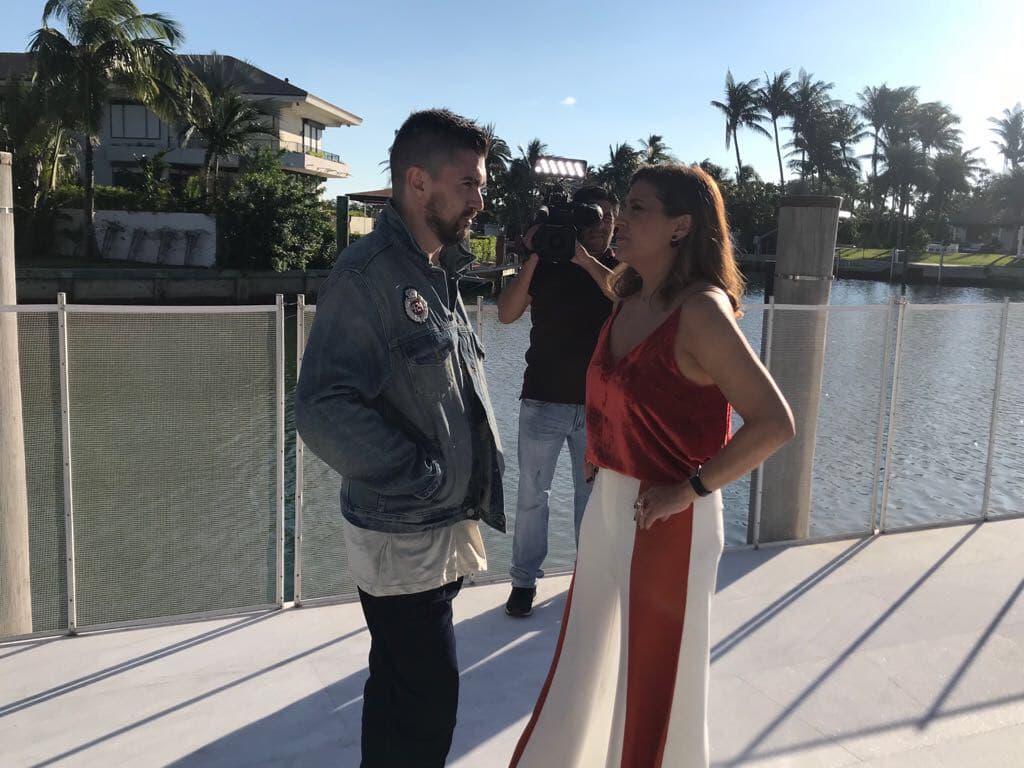 Uno de los mayores triunfos de Juanes es sin duda su familia, con quien Marcela tuvo la oportunidad de convivir este día.