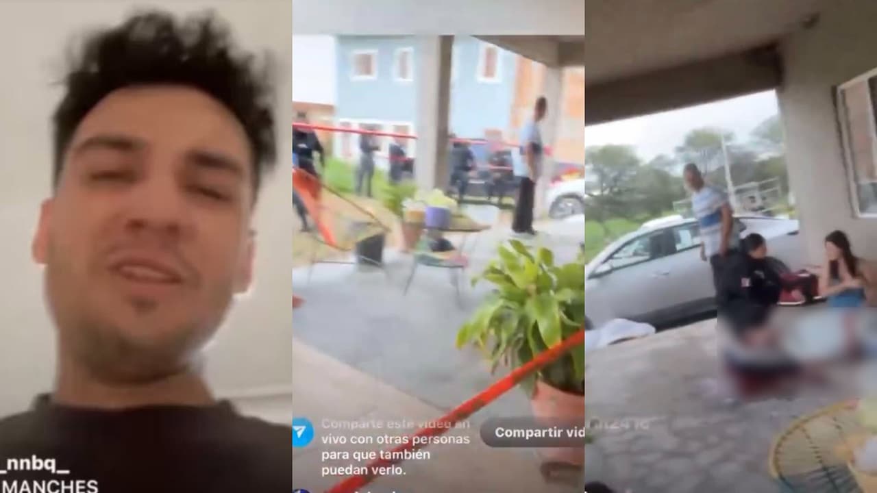 Luis Ángel Robelo transmitió en vivo en Instagram instantes después del crimen en contra de su familia.