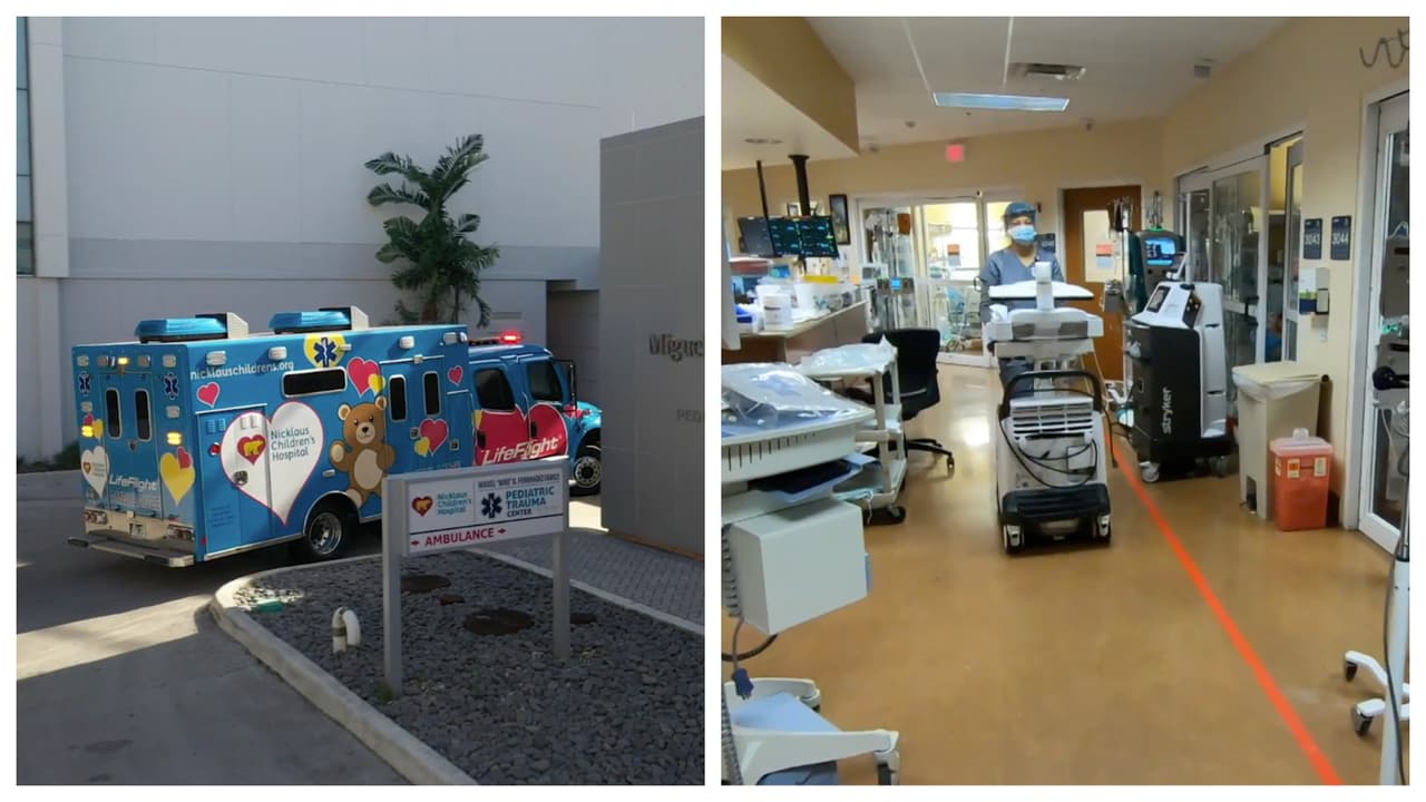 “Tripledemia” llena las salas de emergencia en hospitales de niños del sur de Florida